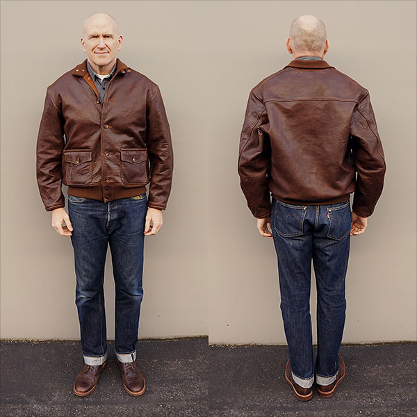 Good Wear 1930s Sheepskin Type A-1 Flight Jacket