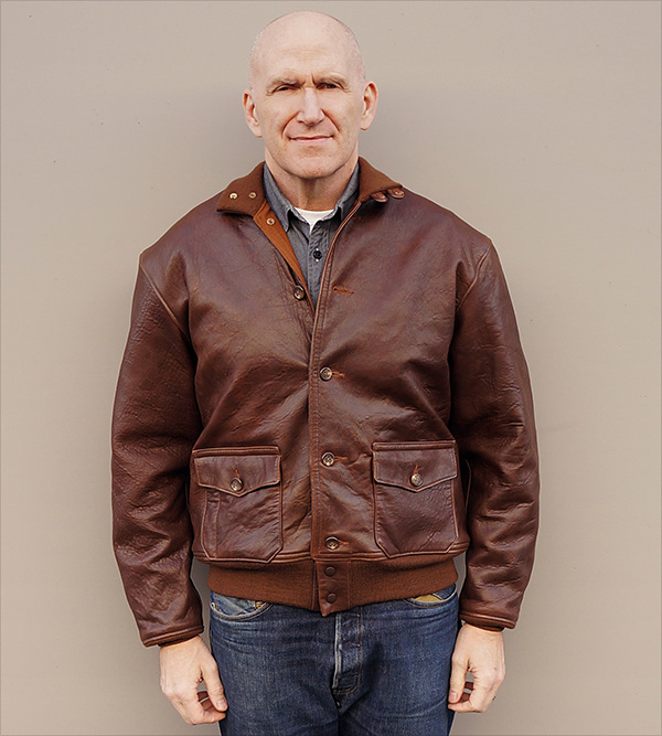 Good Wear 1930s Sheepskin Type A-1 Flight Jacket