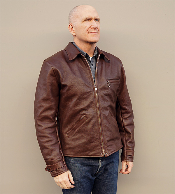 Good Wear Californian Ventura Horsehide Half-Belt 1930s Jacket