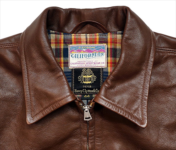 Good Wear Californian Ventura Horsehide Half-Belt 1930s Jacket