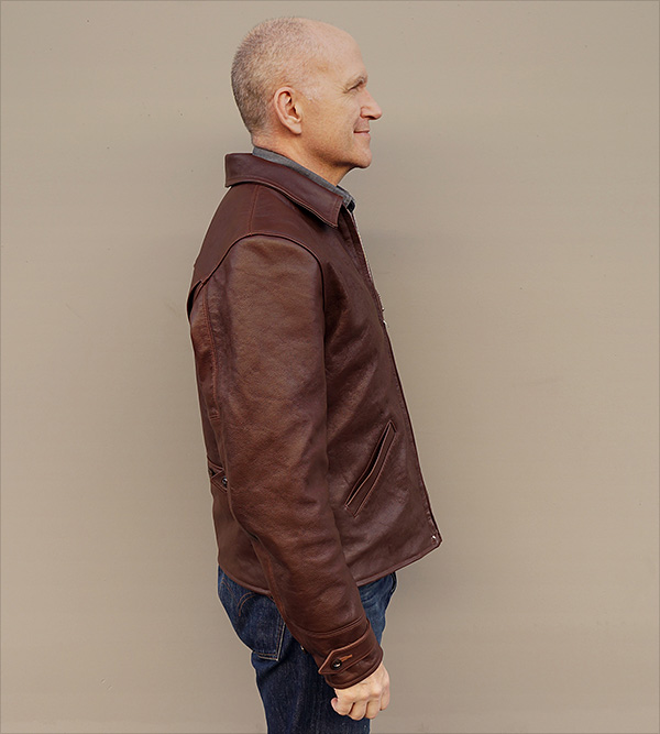 Good Wear Californian Ventura Horsehide Half-Belt 1930s Jacket