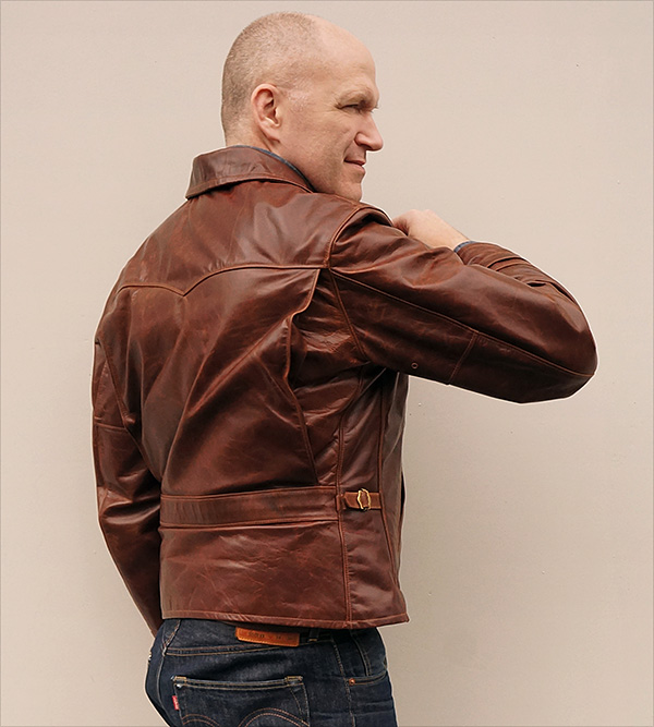 Good Wear Ventura Horween Horsehide Half Belt Leather Jacket