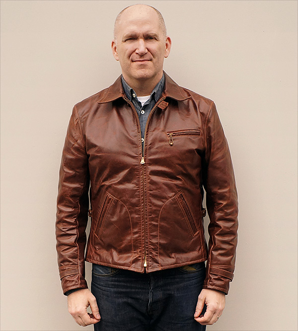 Good Wear Ventura Horween Horsehide Half Belt Leather Jacket