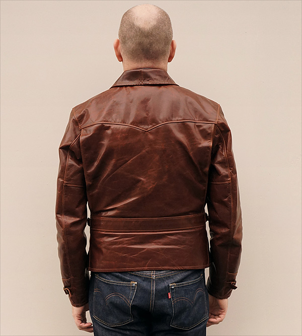 Good Wear Ventura Horween Horsehide Half Belt Leather Jacket