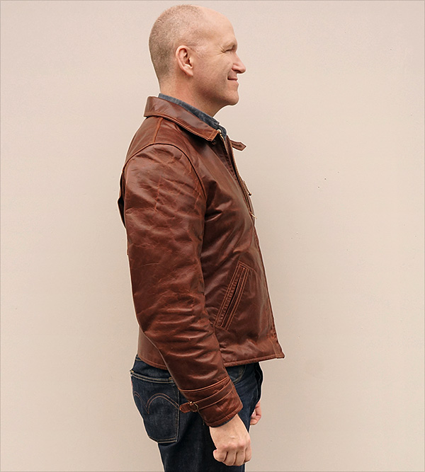 Good Wear Ventura Horween Horsehide Half Belt Leather Jacket