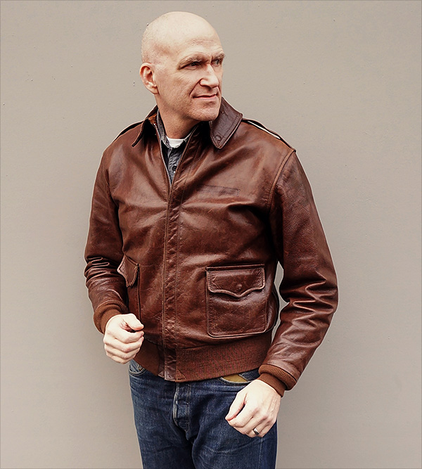 Werber Sportswear 42-1402-P Type A-2 Army Air Force Shinki Horsehide Flight Jacket