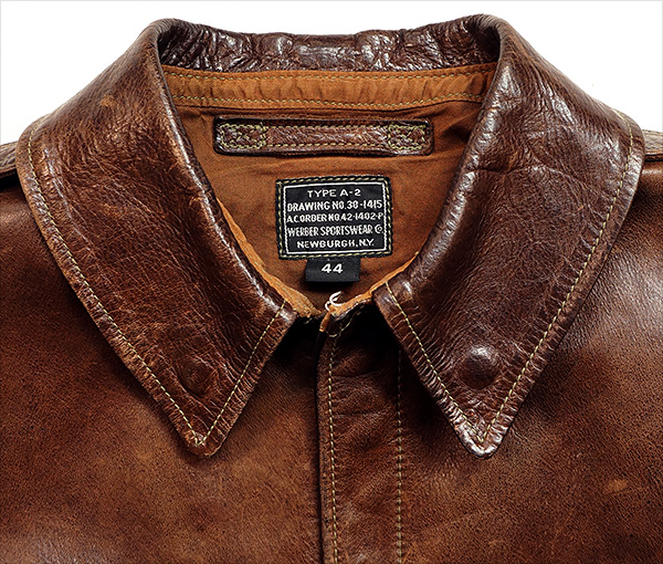 Werber Sportswear 42-1402-P Type A-2 Army Air Force Shinki Horsehide Flight Jacket