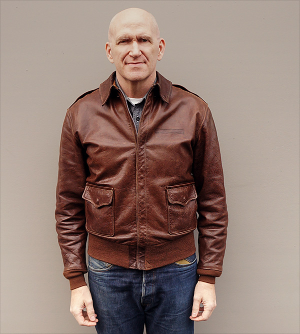 Werber Sportswear 42-1402-P Type A-2 Army Air Force Shinki Horsehide Flight Jacket