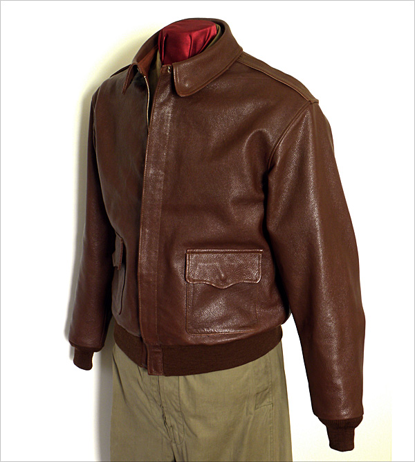 Good Wear Leather's Perry Sportswear Type A-2 Front View