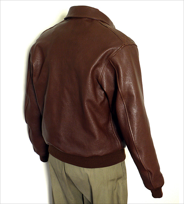 Good Wear Leather's Perry Sportswear Type A-2 Reverse View