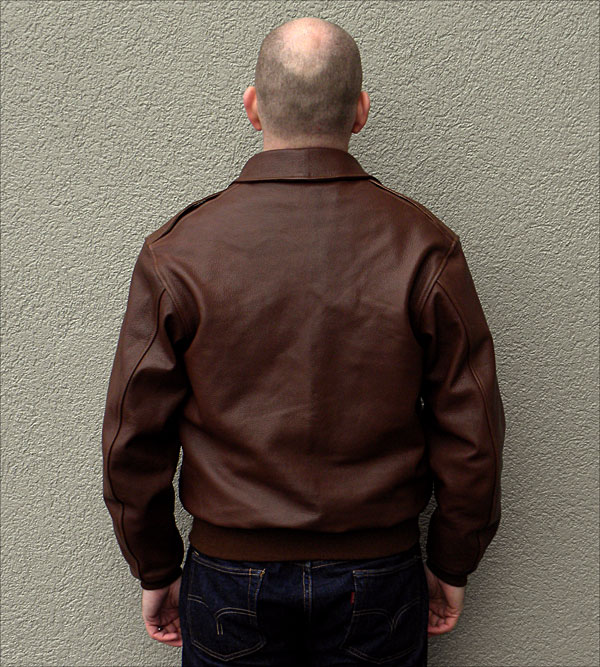 Good Wear Leather's Perry Sportswear Type A-2 Reverse View