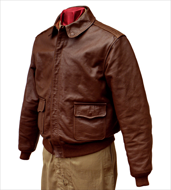 Good Wear Leather's Perry Sportswear Type A-2 Front View