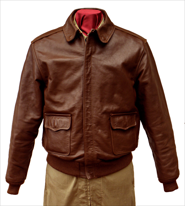 Good Wear Leather's Perry Sportswear Type A-2 Front View