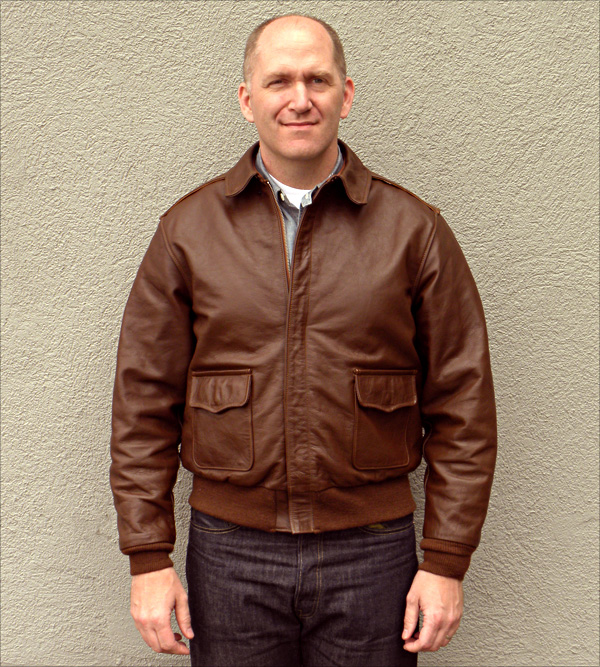 Good Wear Leather's Perry Sportswear Type A-2 Front View