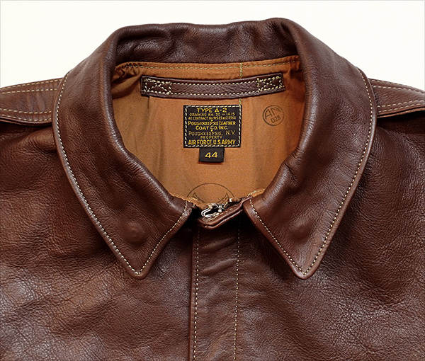 Good Wear Leather's Poughkeepsie Type A-2 Flight Jacket Collar