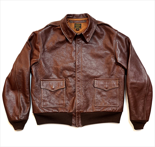 Good Wear Leather's Poughkeepsie Type A-2 Flight Jacket Flat Front