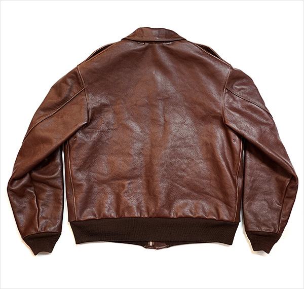 Good Wear Leather's Poughkeepsie Type A-2 Flight Jacket Flat Reverse