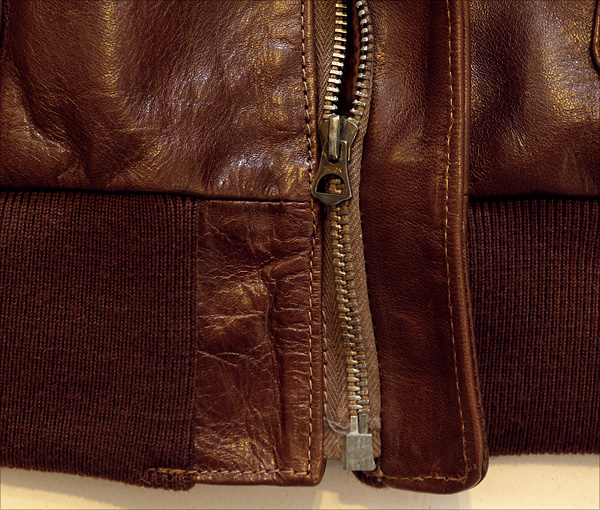 Good Wear Leather's Star Sportswear Type A-2 Jacket Zipper