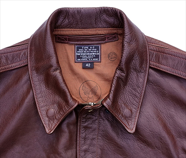 Good Wear Leather's Star Sportswear Type A-2 Jacket Collar