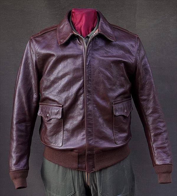 Good Wear Leather's Star Sportswear Type A-2 Jacket Front View