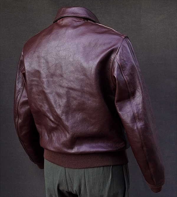 Good Wear Leather's Star Sportswear Type A-2 Jacket Reverse View