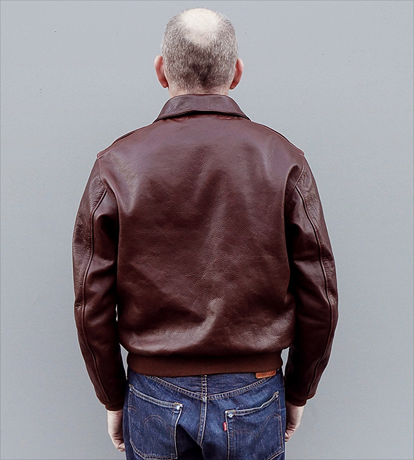 Good Wear Leather's Star Sportswear Type A-2 Jacket Reverse View